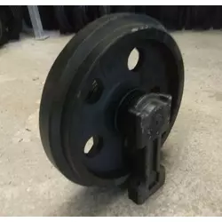 Направляющее колесо гусеницы экскаватора (ленивец) Sumitomo SH130 (аналог Case)