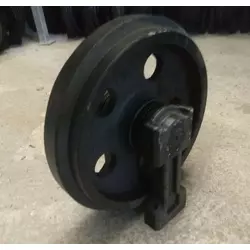 Направляющее колесо гусеницы экскаватора (ленивец) Sumitomo SH490 (аналог Case)
