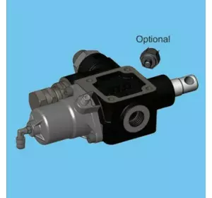 Перекидной клапан Hyva 150л пневматический(cable knock-off)